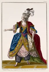 Costume della Dama in 